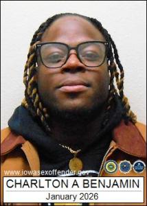 Charlton Andre Benjamin a registered Sex Offender of Iowa