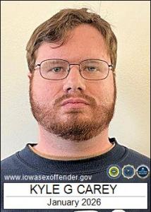 Kyle Gerald Carey a registered Sex Offender of Iowa