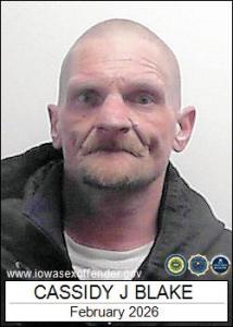 Cassidy Joe Blake a registered Sex Offender of Iowa