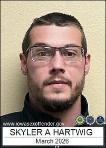 Skyler Adam Hartwig a registered Sex Offender of Iowa
