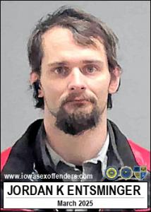 Jordan Kenneth Entsminger a registered Sex Offender of Iowa