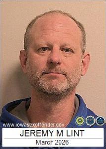 Jeremy Michael Lint a registered Sex Offender of Iowa