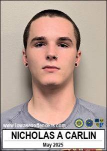 Nicholas Alan Carlin a registered Sex Offender of Iowa