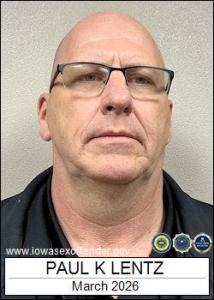 Paul Kenneth Lentz a registered Sex Offender of Iowa