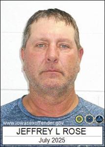Jeffrey Lee Rose a registered Sex Offender of Iowa