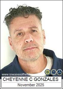 Cheyenne Charles Gonzales a registered Sex Offender of Iowa
