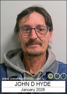 John David Hyde a registered Sex Offender of Iowa