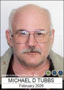 Michael David Tubbs a registered Sex Offender of Iowa