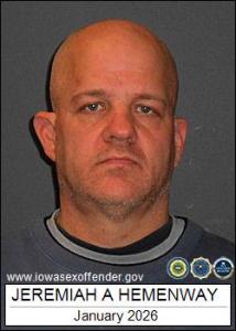 Jeremiah Allen Hemenway a registered Sex Offender of Iowa