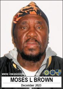 Moses Leon Brown a registered Sex Offender of Iowa