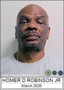Homer Dudley Robinson Jr a registered Sex Offender of Iowa