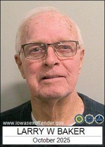 Larry Wayne Baker a registered Sex Offender of Iowa