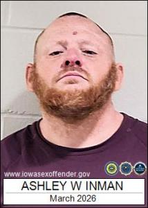 Ashley William Inman a registered Sex Offender of Iowa