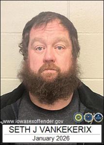Seth James Vankekerix a registered Sex Offender of Iowa