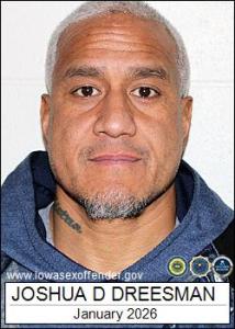 Joshua Dewayne Dreesman a registered Sex Offender of Iowa