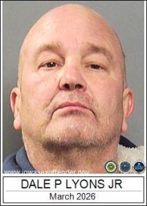Dale Patrick Lyons Jr a registered Sex Offender of Iowa