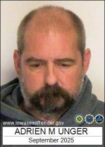 Adrien Michael Unger a registered Sex Offender of Iowa
