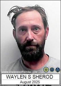 Waylen Scott Sherod a registered Sex Offender of Iowa