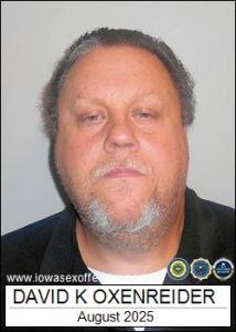David Kelly Oxenreider a registered Sex Offender of Iowa