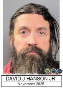 David Joseph Hanson Jr a registered Sex Offender of Iowa
