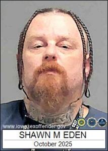 Shawn Michael Eden a registered Sex Offender of Iowa