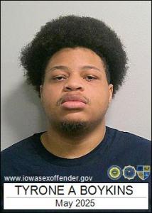 Tyrone Alex Boykins a registered Sex Offender of Iowa