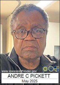 Andre Calvin Pickett a registered Sex Offender of Iowa