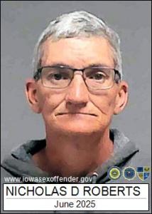 Nicholas Dietrich Roberts a registered Sex Offender of Iowa