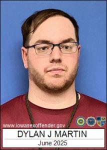Dylan Joseph Martin a registered Sex Offender of Iowa