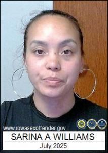 Sarina Ann Williams a registered Sex Offender of Iowa