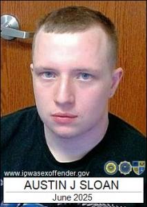 Austin James Sloan a registered Sex Offender of Iowa