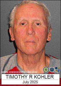 Timothy Richard Kohler a registered Sex Offender of Iowa