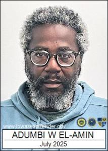 Adumbi Wamukota El-amin a registered Sex Offender of Iowa