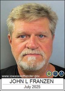 John Leo Franzen a registered Sex Offender of Iowa