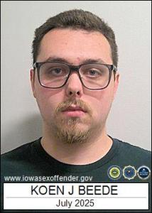 Koen Joseph Beede a registered Sex Offender of Iowa