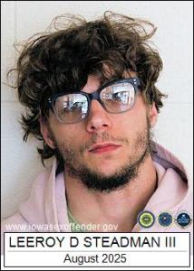 Leeroy Dominic Steadman III a registered Sex Offender of Iowa