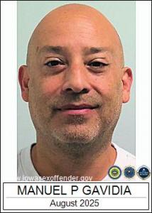Manuel Peter Gavidia a registered Sex Offender of Iowa