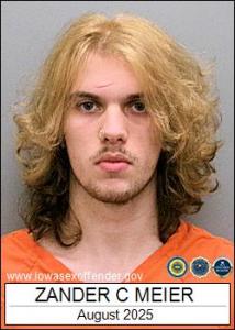 Zander Cain Meier a registered Sex Offender of Iowa