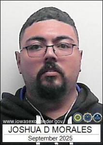 Joshua Daniel Morales a registered Sex Offender of Iowa