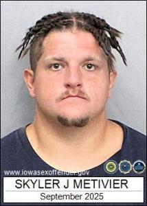 Skyler James Metivier a registered Sex Offender of Iowa