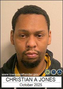 Christian Anderson Jones a registered Sex Offender of Iowa