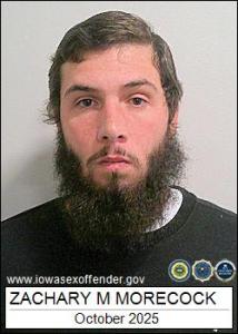 Zachary Maxwell Morecock a registered Sex Offender of Iowa