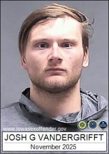 Joshua Gerald Vandergrifft a registered Sex Offender of Iowa