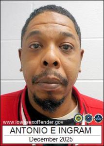 Antonio Eugene Ingram a registered Sex Offender of Iowa