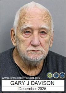 Gary James Davison a registered Sex Offender of Iowa