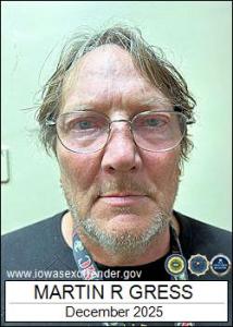 Martin Ray Gress a registered Sex Offender of Iowa
