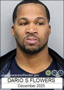 Dario Stephon Flowers a registered Sex Offender of Iowa