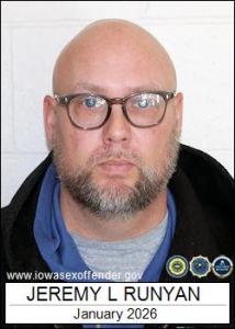 Jeremy Lee Runyan a registered Sex Offender of Iowa
