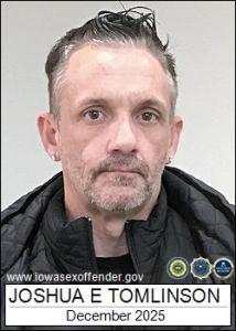 Joshua Edward Tomlinson a registered Sex Offender of Iowa