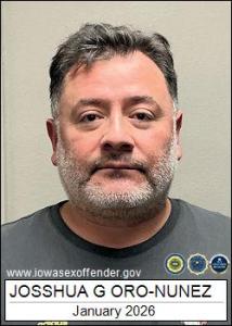 Josshua Geovanny Oro-nunez a registered Sex Offender of Iowa